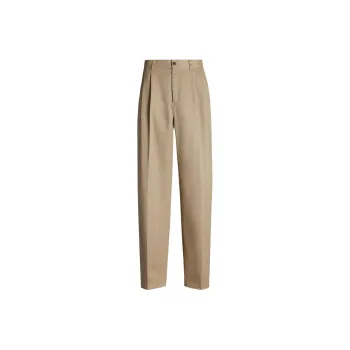 Maison Margiela X Pendleton Logo Patch Checked Yoke Trousers