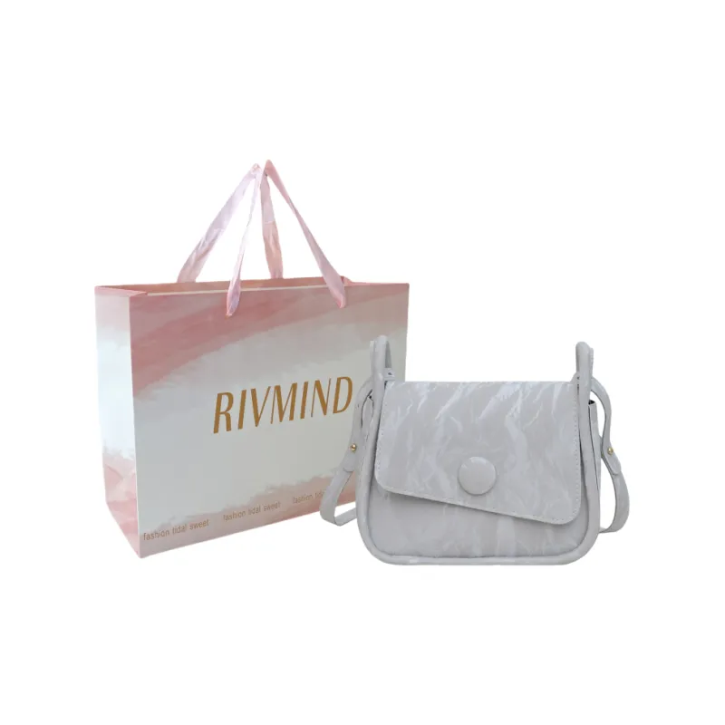 RIVMIND PU Crossbody Bag, Shoulder Bag Regular Women's White/Gray/Green/Pink/Black-5