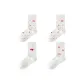 4 Pack (Dot Cherry 2+Scarf Puppy+Pearl Bowknot)
