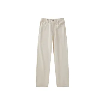 I'm David Casual Pants Unisex Milk White
