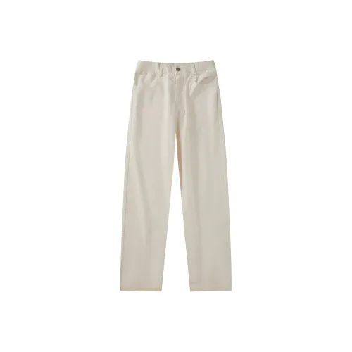 I'm David Casual Pants Unisex Milk White