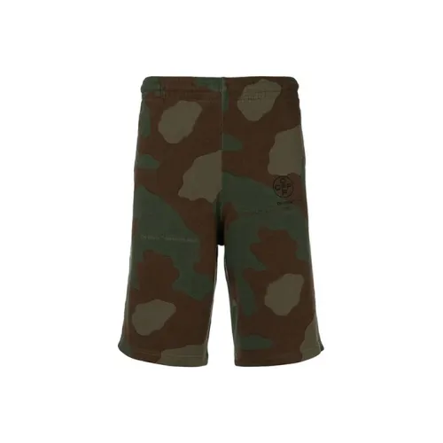 OFF WHITE Casual Shorts Men's Green