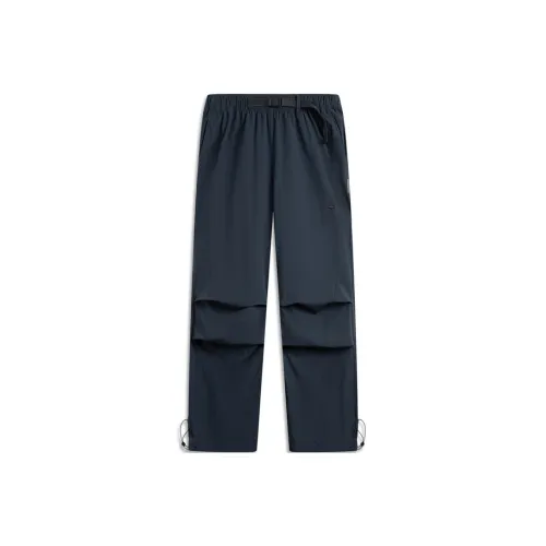LiNing Sports Trend Series Casual Pants Men's Deep Mysterious Blue