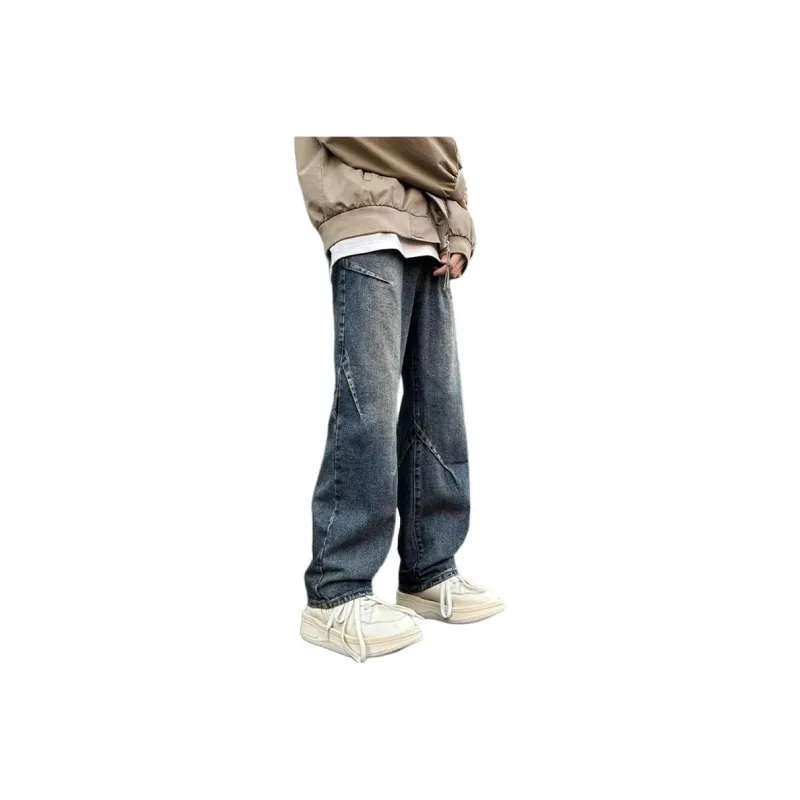 DUATOGE Jeans Men's Vintage Blue-0