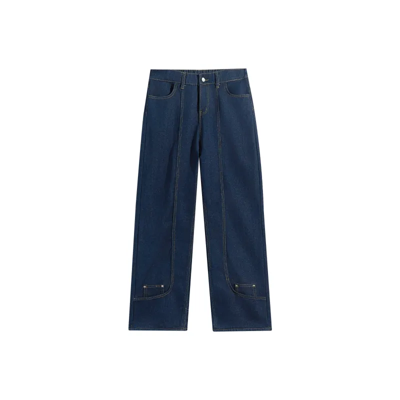 ZMOH Jeans Unisex Blue-0