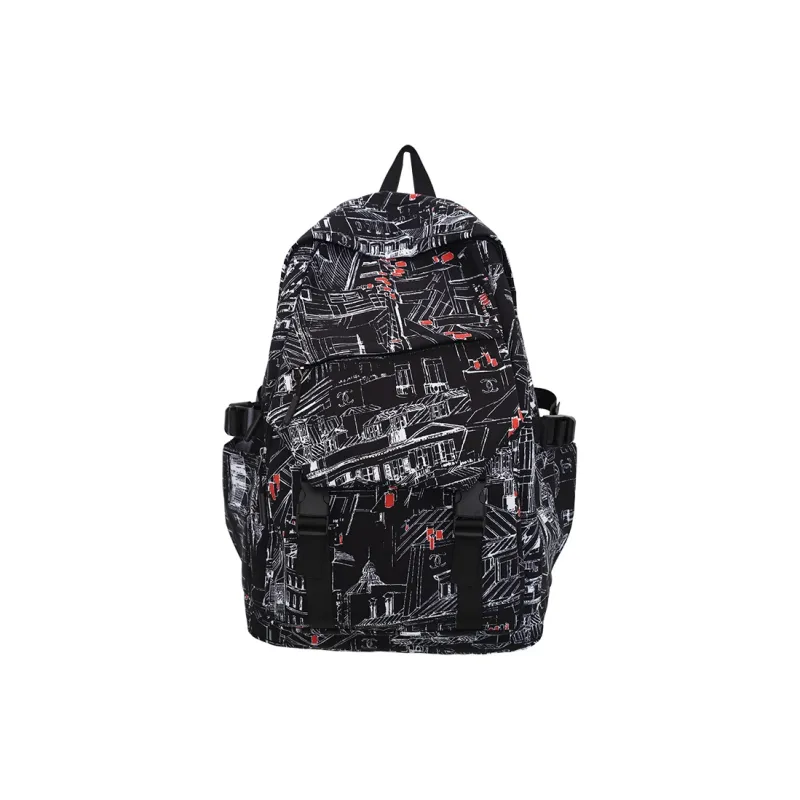 URBAN FOREST Nylon Backpack Unisex Multicolor-18