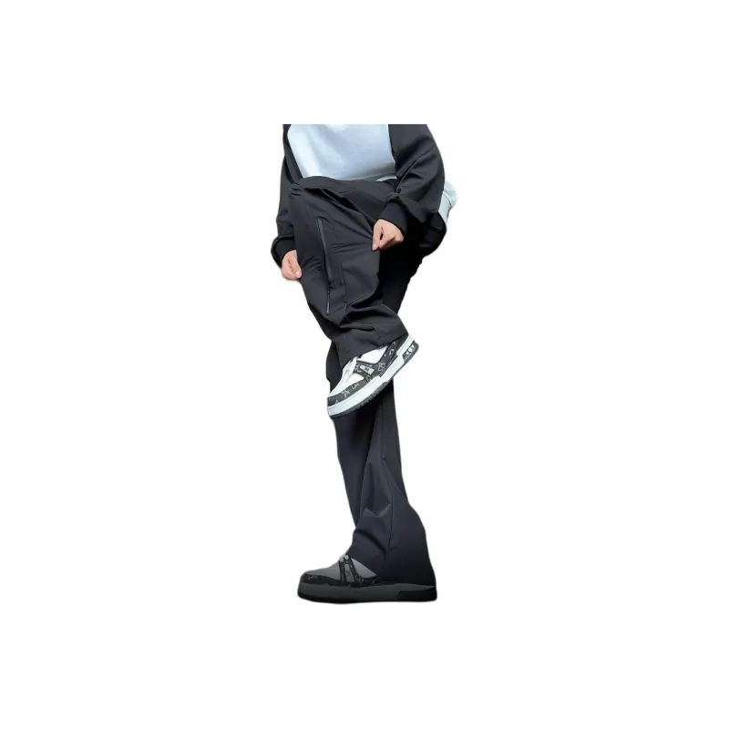 PERK EGLE Casual Pants Unisex Black-0