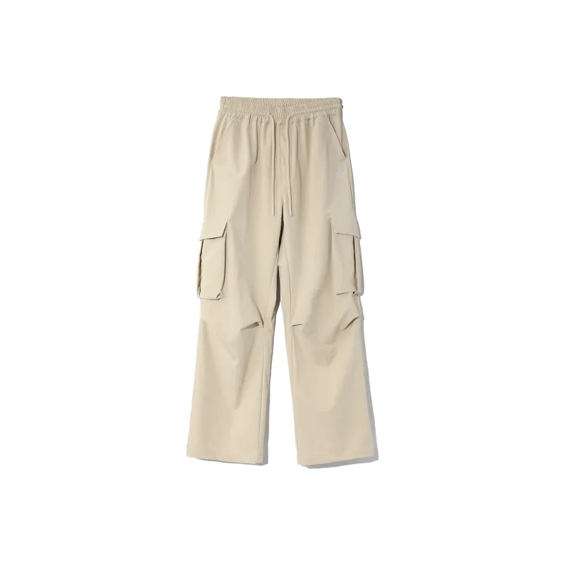 Clubxxhh Casual Pants Unisex Khaki-0