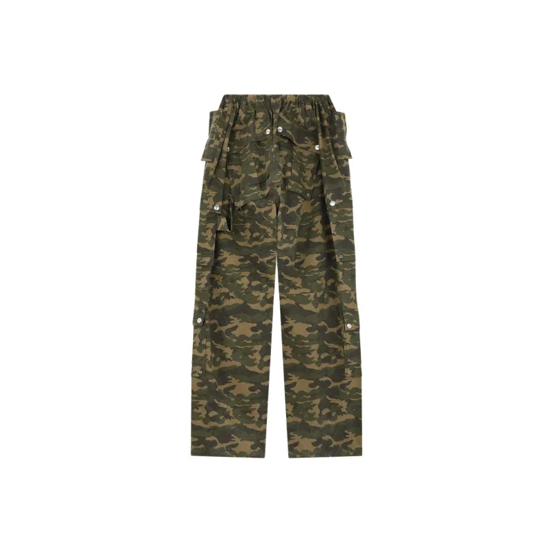 WE11DONE Cargo Pants Men Camouflage-0