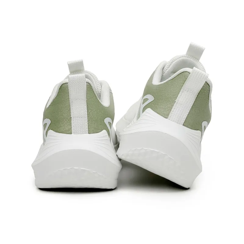 Warrior Breathable, Supportive, And Lightweight Low Top Casual Running Shoes Women's White Green-3