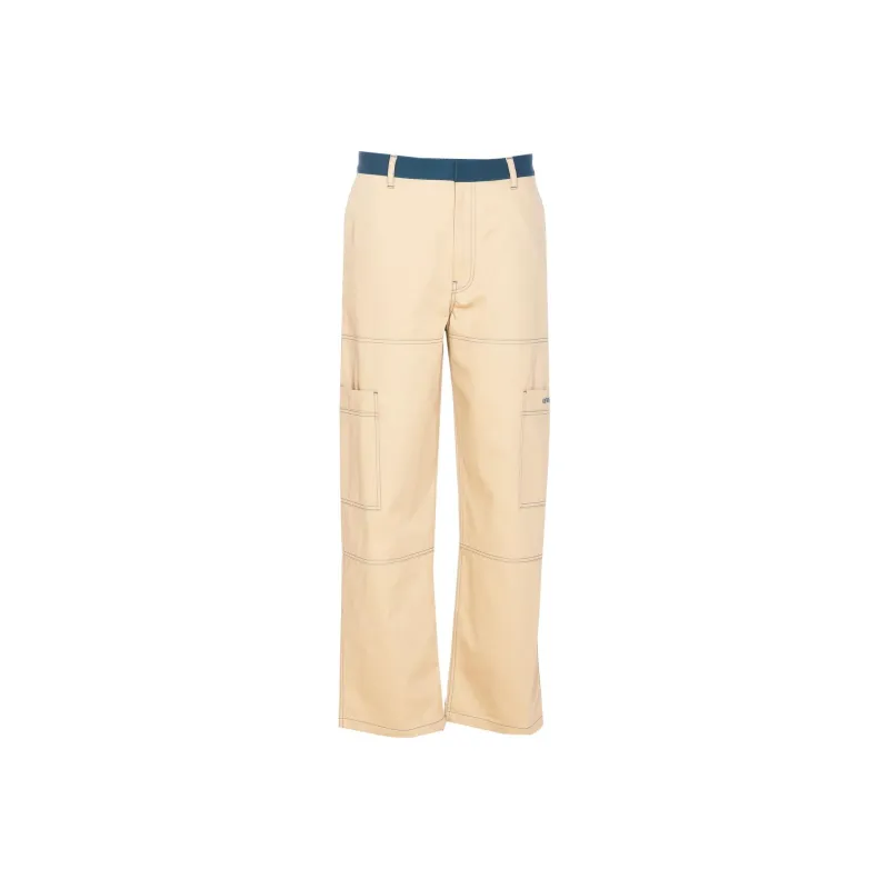 OFF WHITE Logo Embroidered Cargo Pants-0