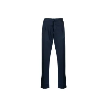 KITON Straight leg Cotton Trousers