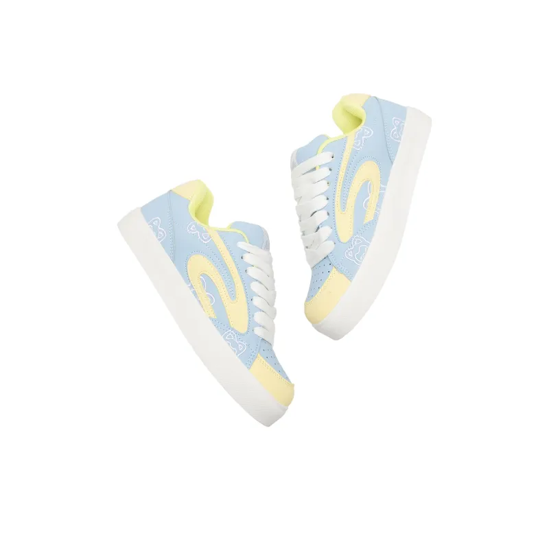 ALI THE FOX Slip Resistant Low Top Skateboard Shoes Unisex-7