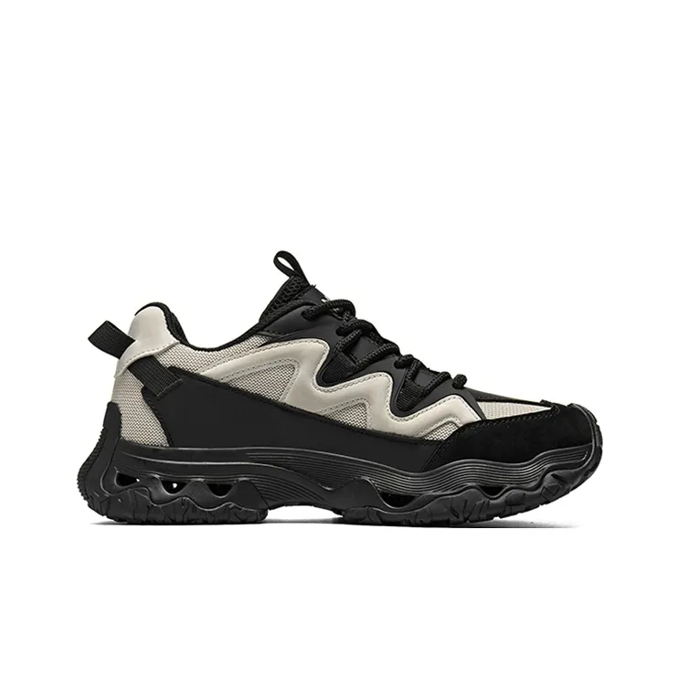 FAIRWHALE Cushioning Coverage Abrasion Resistant Slip Resistant Low Top Chunky Sneakers Men's-6