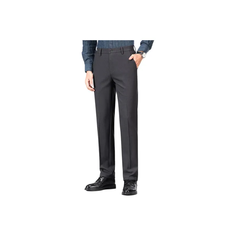 Red bean Suit Trousers Men-5