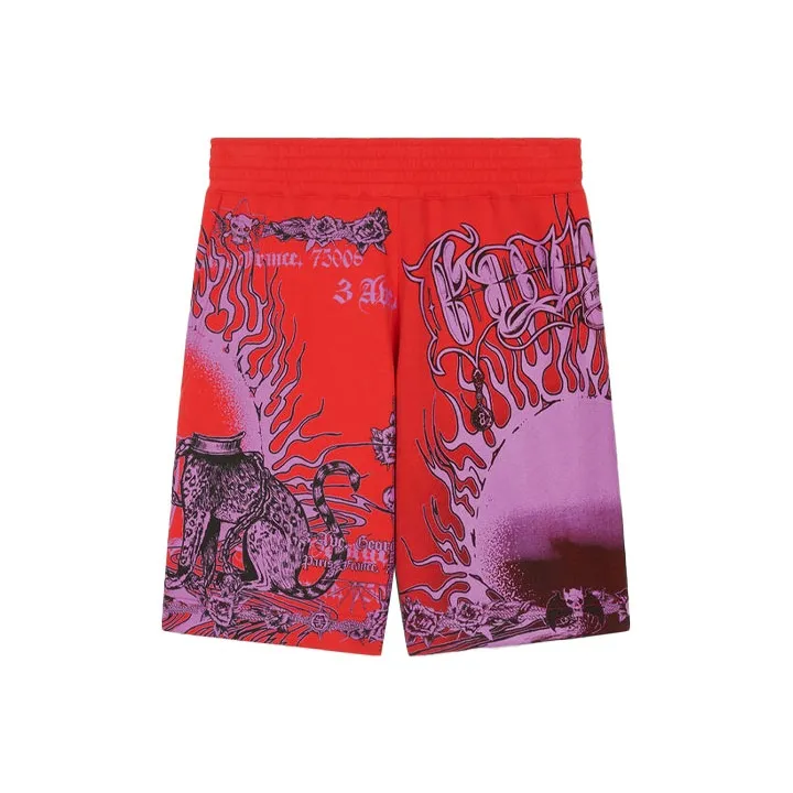 Givenchy Casual Shorts Men Red-0