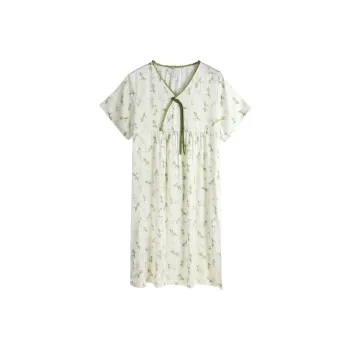 Xuan Liang Nightgown Women's Bamboo Green