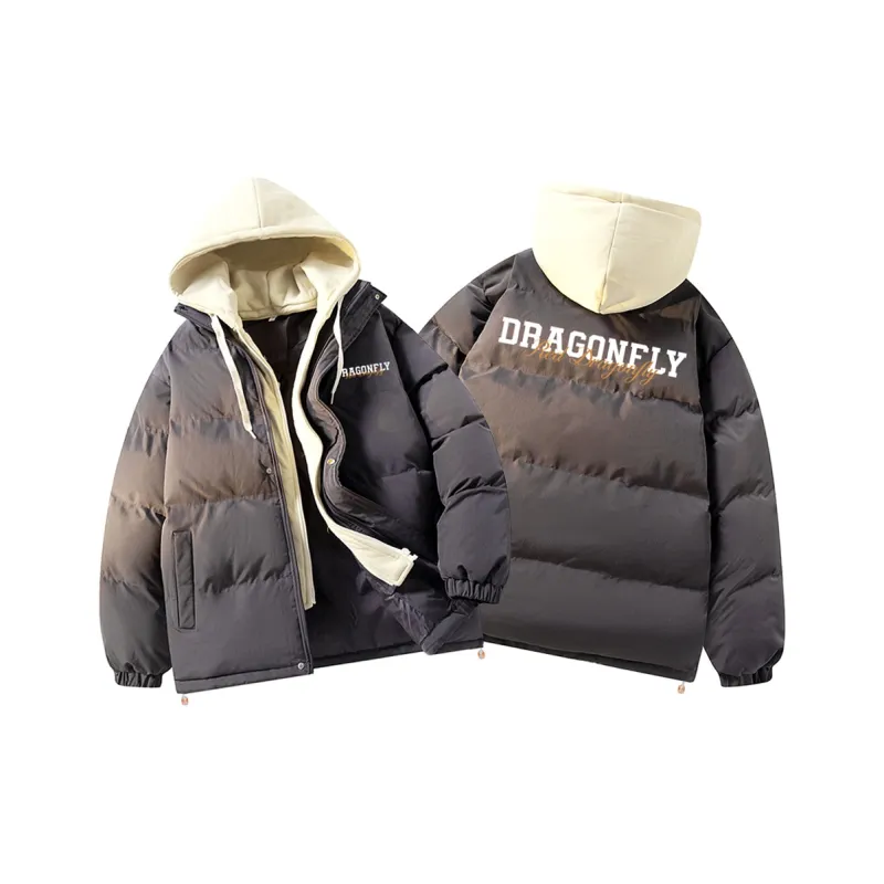 RED DRAGONFLY Puffer Jacket Unisex-3