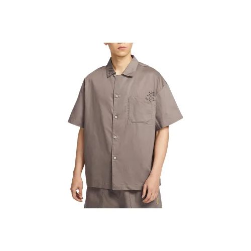 Nike Shirts Men Brown