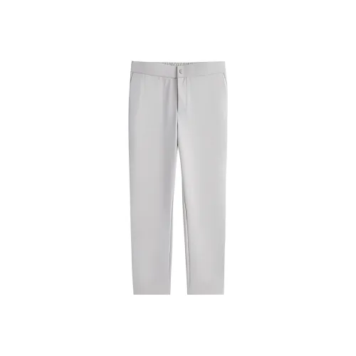 PEACEBIRD MEN Casual Pants Men Gray White 1 Conical