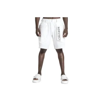 NORVINCY Urban Techwear Zip Patch Pocket Cargo Shorts Unisex