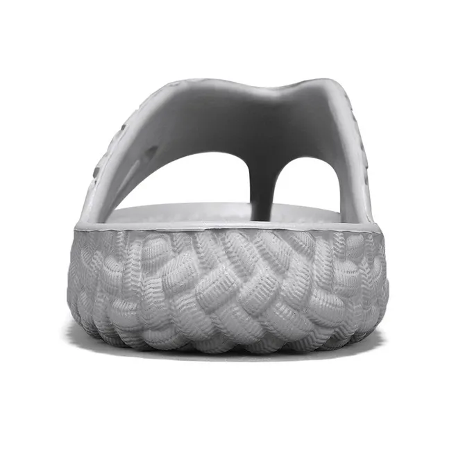 DEERWAY Abrasion Resistant Slip Resistant Quick Dry Flip Flops Men's Gray-6