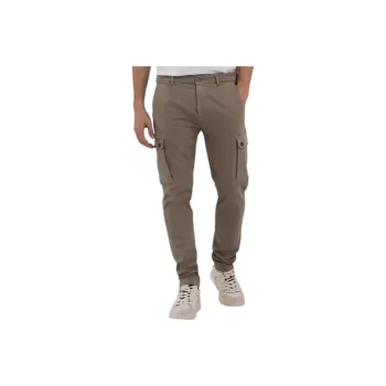 REPLAY Casual Pants Men Sand
