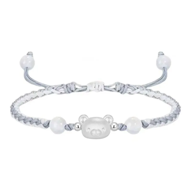 SINO GEM S999 Fine Silver Bracelets Unisex-4