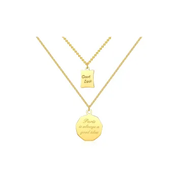 CENTURY&KINDLE 316L Titanium Steel Necklaces Women's