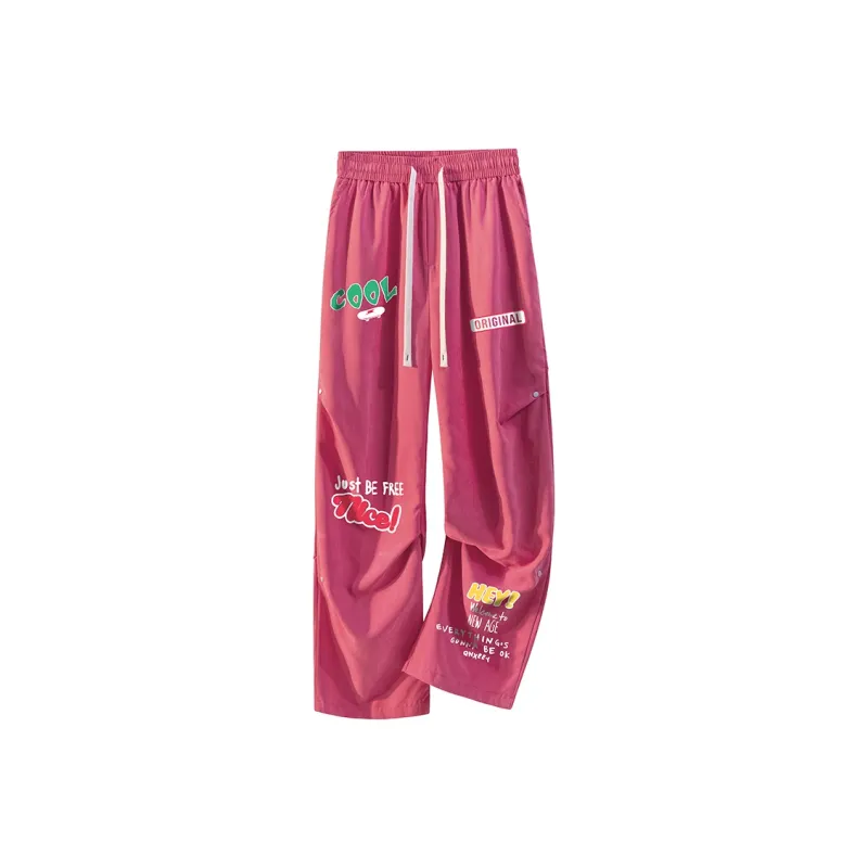 Qnxeey Casual Pants Unisex-14