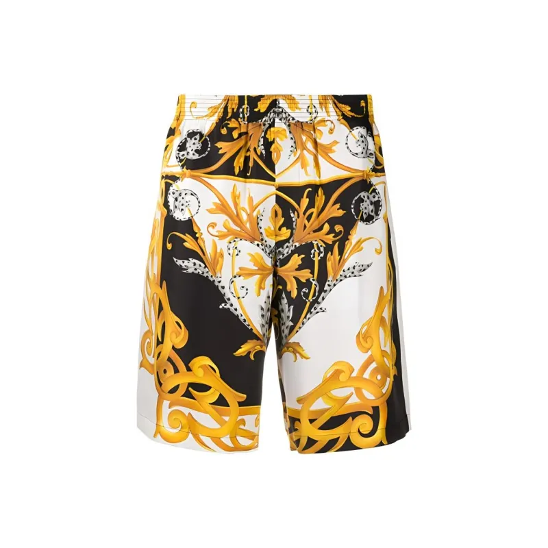 VERSACE Casual Shorts Men Yellow-0
