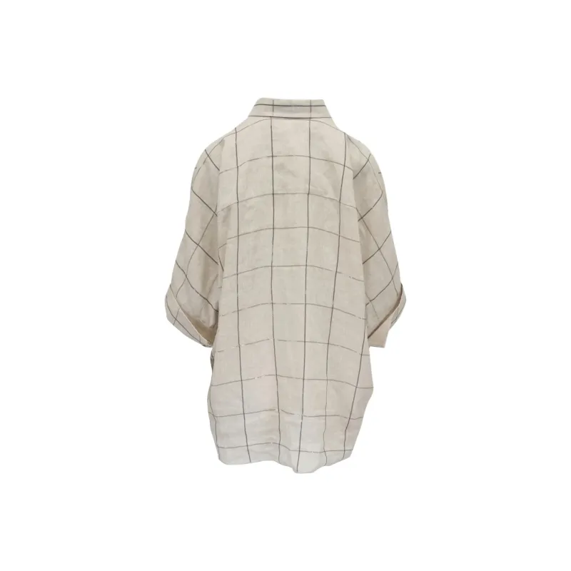 Brunello Cucinelli Grid pattern Shirt-1
