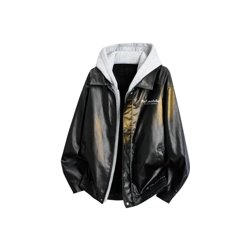 PAUL COSTELLOE Leather Jacket Unisex-0