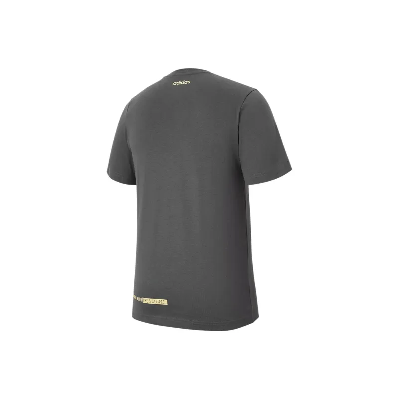 Adidas SS25 T Shirt Men's Dark Gray-1