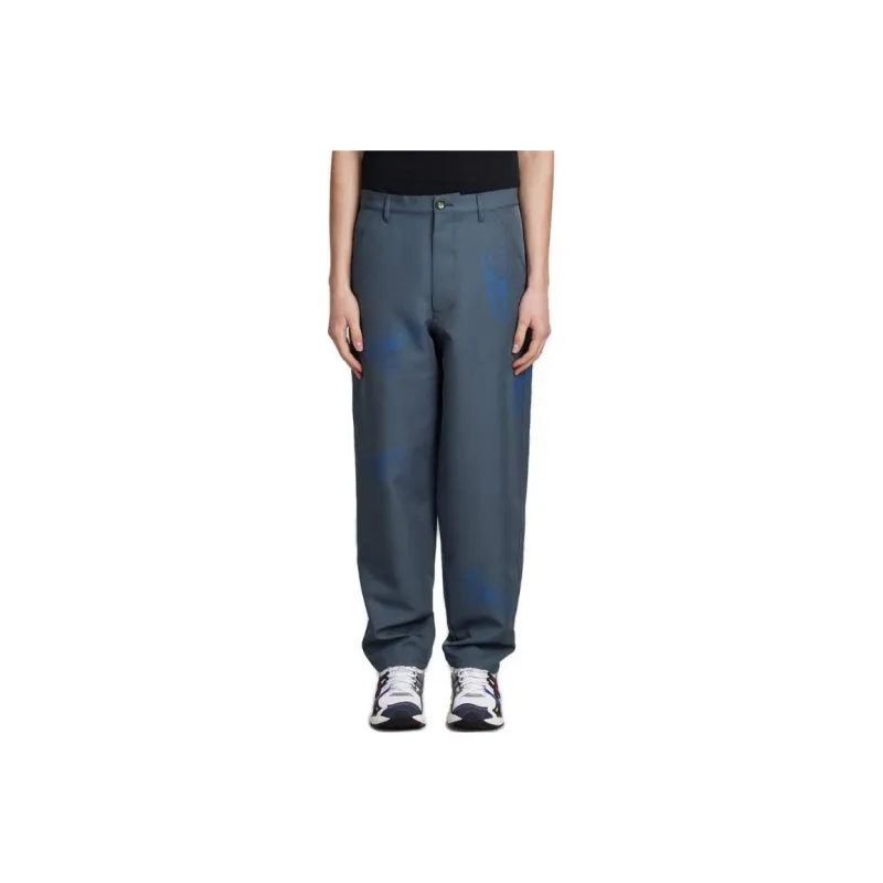 COMME DES GARCONS SHIRT Paint-Detailed Trousers-0