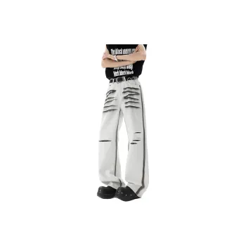 Poshbrain Jeans Unisex White