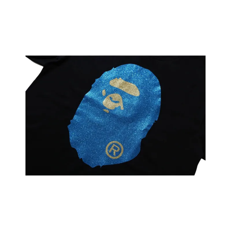 Bape Glitter Big Ape Head Tee-1