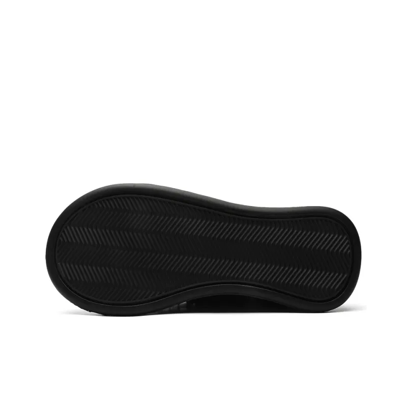 ACEMICKY Cushioning, Slip Resistant, Abrasion Resistant, Waterproof Low Top Casual Shoes Men's Black-3