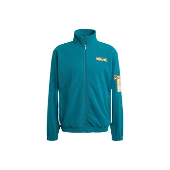 Adidas Originals ADIBREAKTRACK TOP Polar Fleece Jackets Coats Men's Traditional Cyan