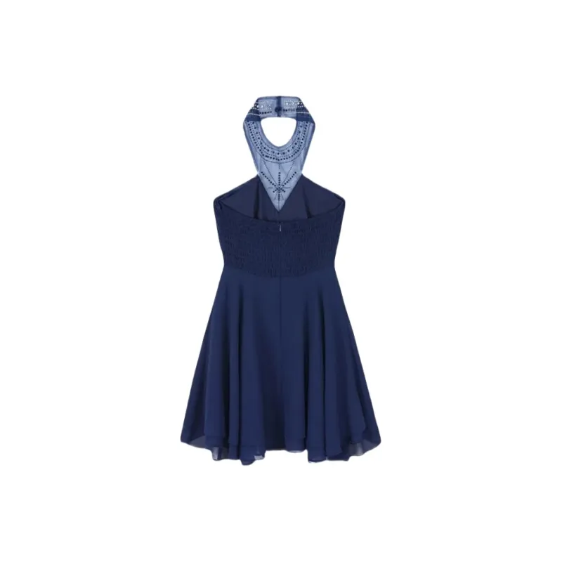 YGPRW Sleeveless Dress Women's Blue-1
