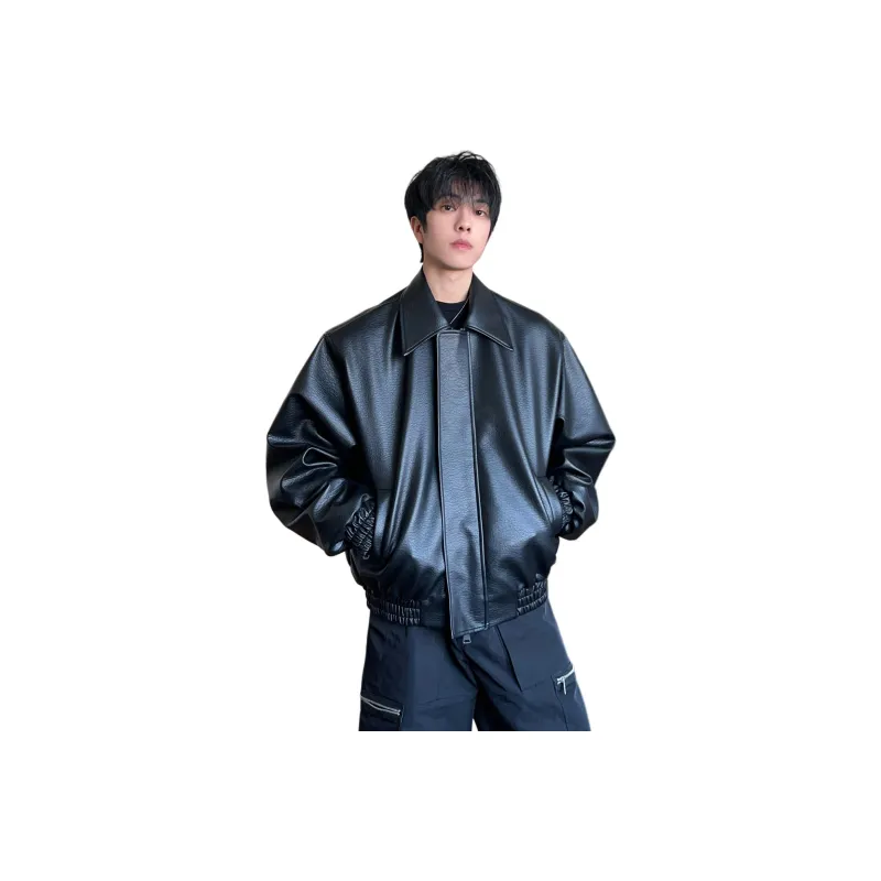 ACUOD BY CHANU Leather Jacket Unisex-0