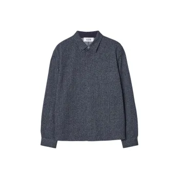COS Jackets Coats Men's Navy Blue/White