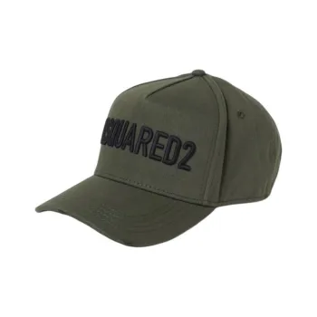 DSQUARED 2 Cotton Baseball Caps Men's Green