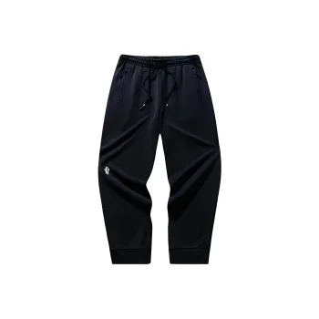 Anta Basketball Collection Knitted Sports Pants Unisex Basic Black