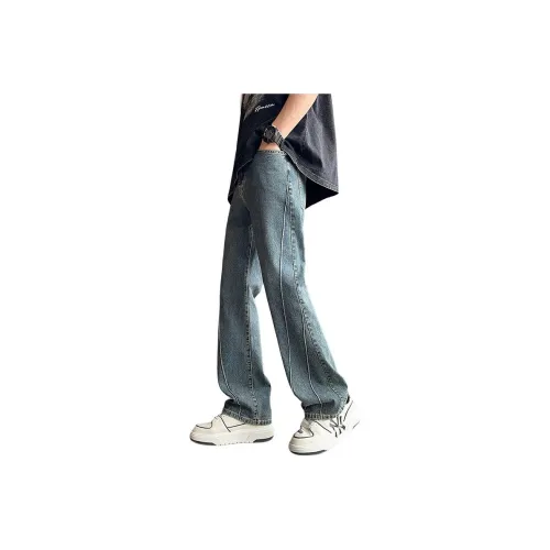 Children Of Huaxia Jeans Unisex Vintage Blue