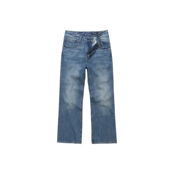 ABLE JEANS Men's Light Yellow Mud Blue