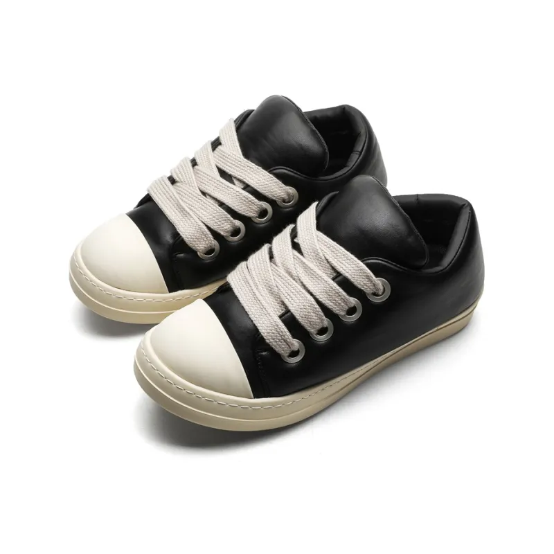 Rummaden Slip Resistant, Abrasion Resistant, Breathable, Lightweight Low Top Casual Shoes Unisex Black-2