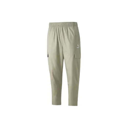 PUMA Casual Pants Men Matcha