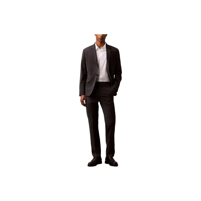 CALVIN KLEIN Suit Trouser Men's Charcoal Gray-0