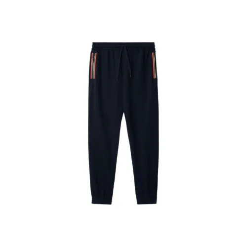 Burberry SS24 Casual Pants Men's Navy